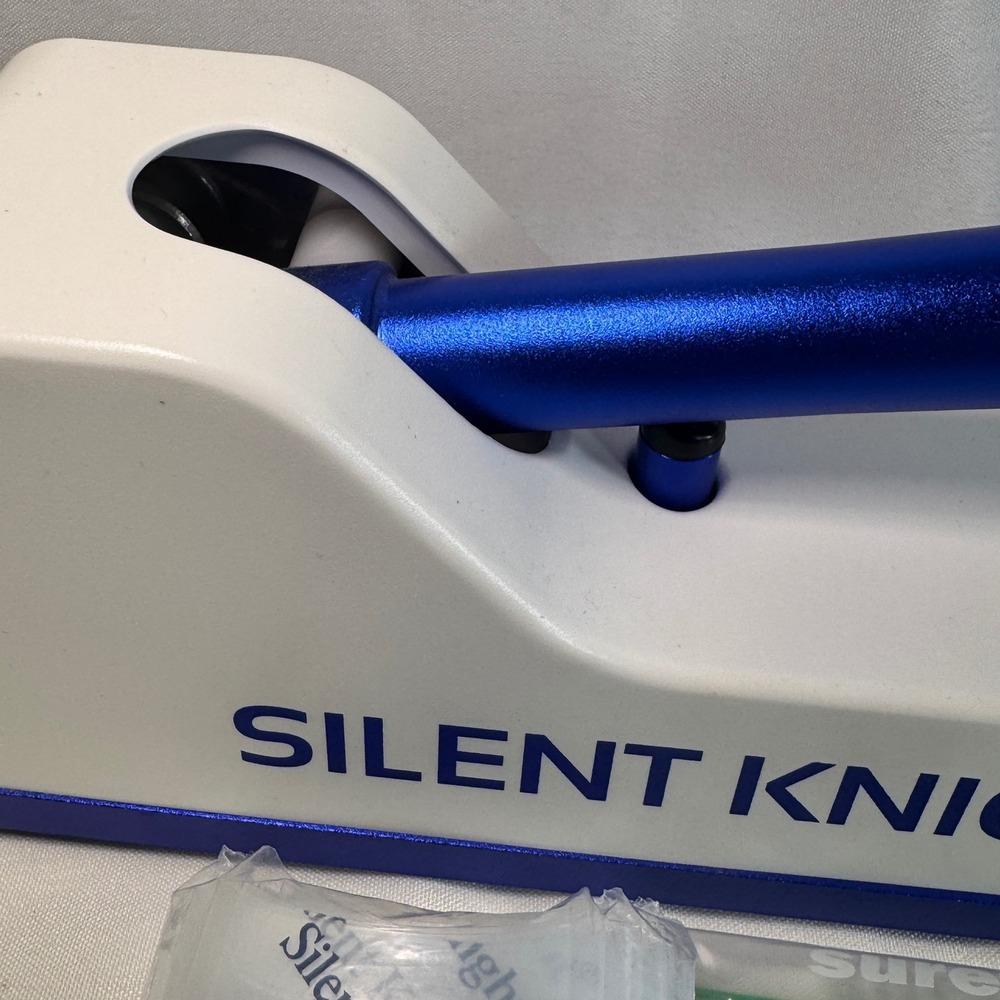Silent Knight Pill Crusher Links Medical Products Manual Lever Blue White PC1000 - Picture 2 of 6